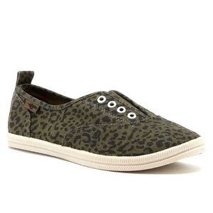 Rocket Dog Mariela Olive Animal Print Slip On Shoes